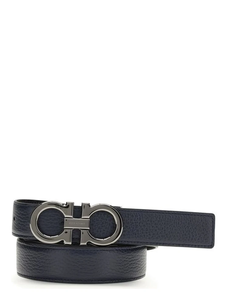 Blue Calf Leather Bos Taurus Regular Belt