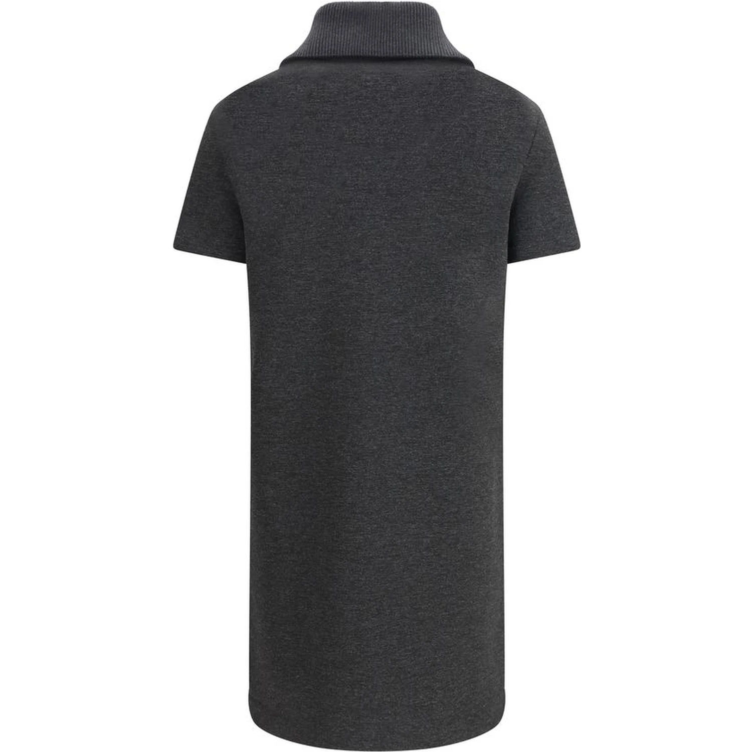 Gray Cotton Casual Dress