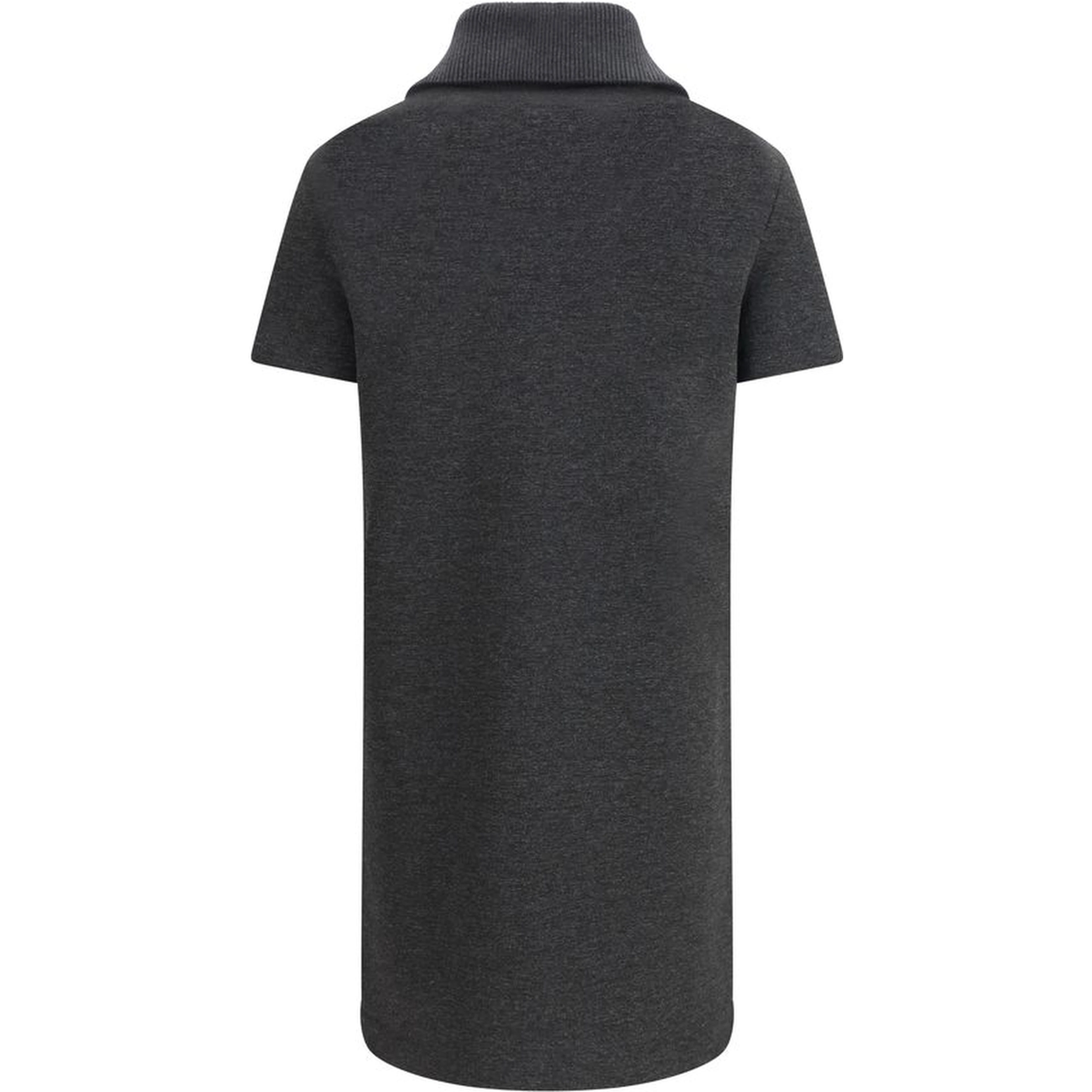 Gray Cotton Casual Dress