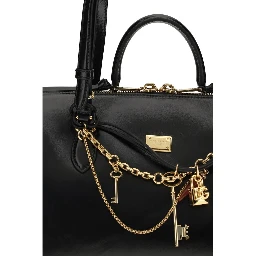 Black Calf Leather Bos Taurus Shoulder Bag