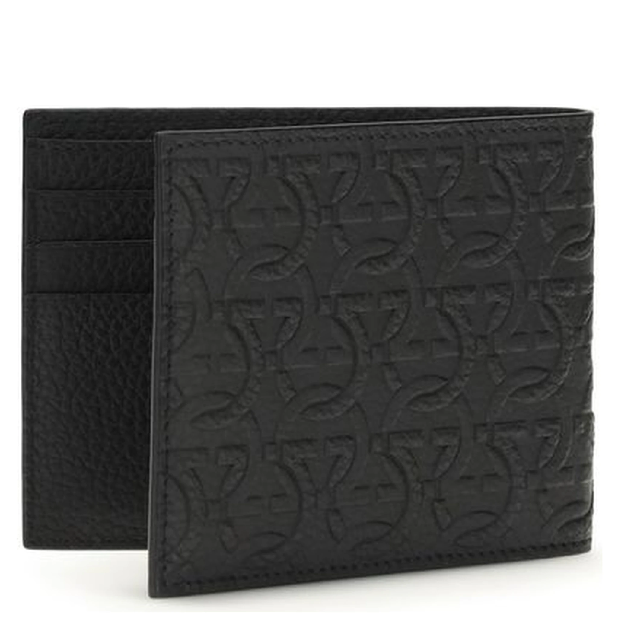 Black Calf Leather Bos Taurus Wallet