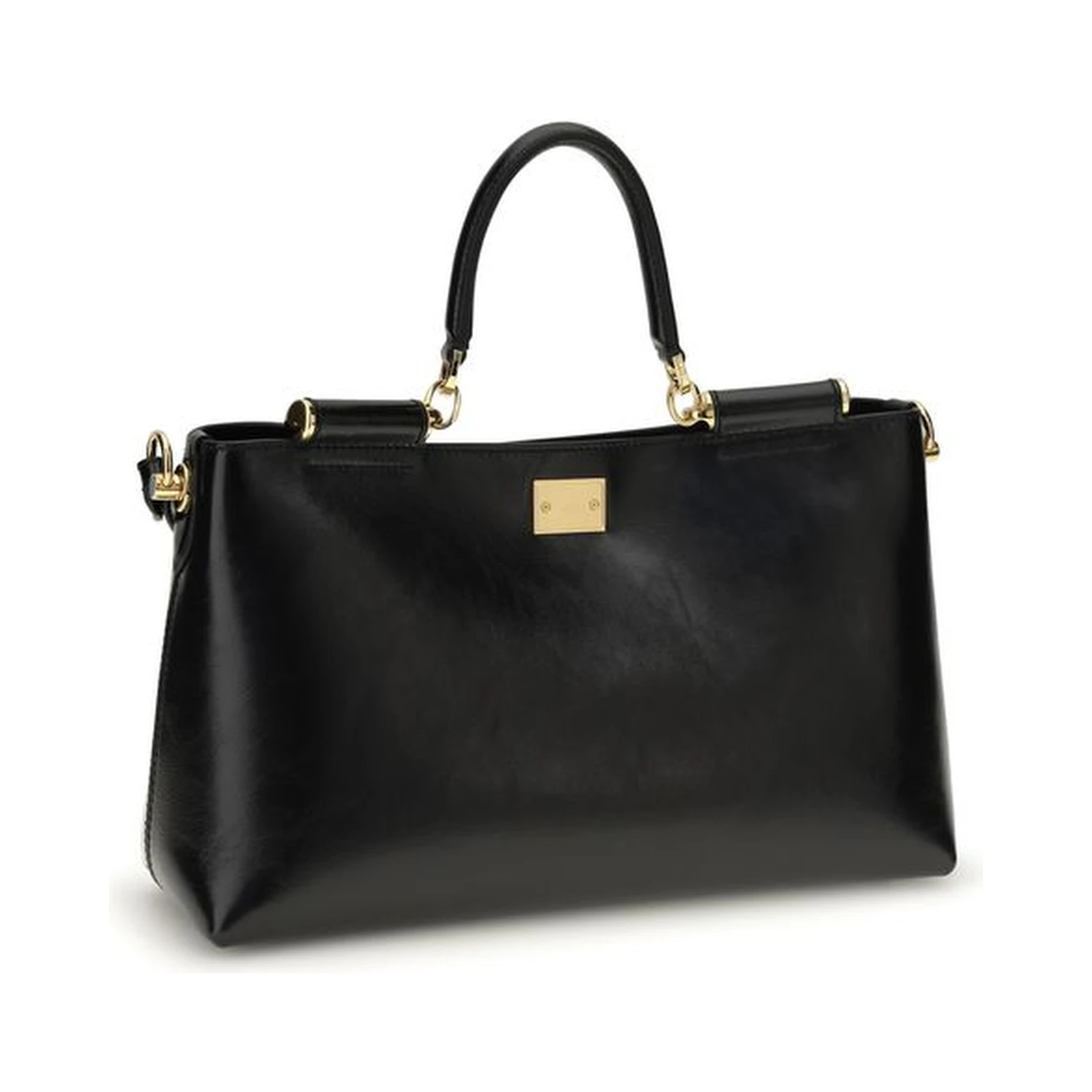 Black Calf Leather Bos Taurus Shoulder Bag