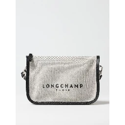 Gray Cotton Crossbody Bag