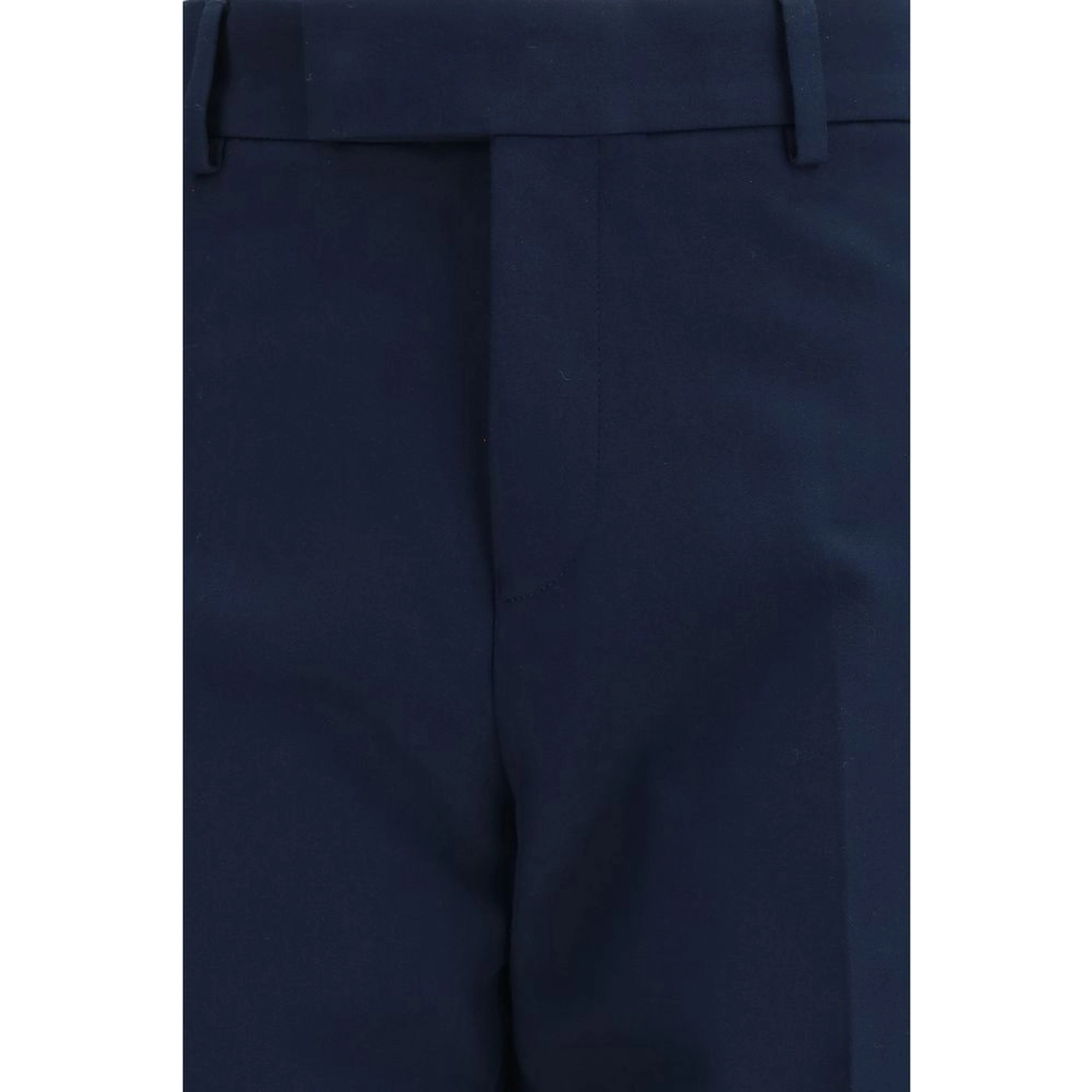 Blue Cotton Chino Pants