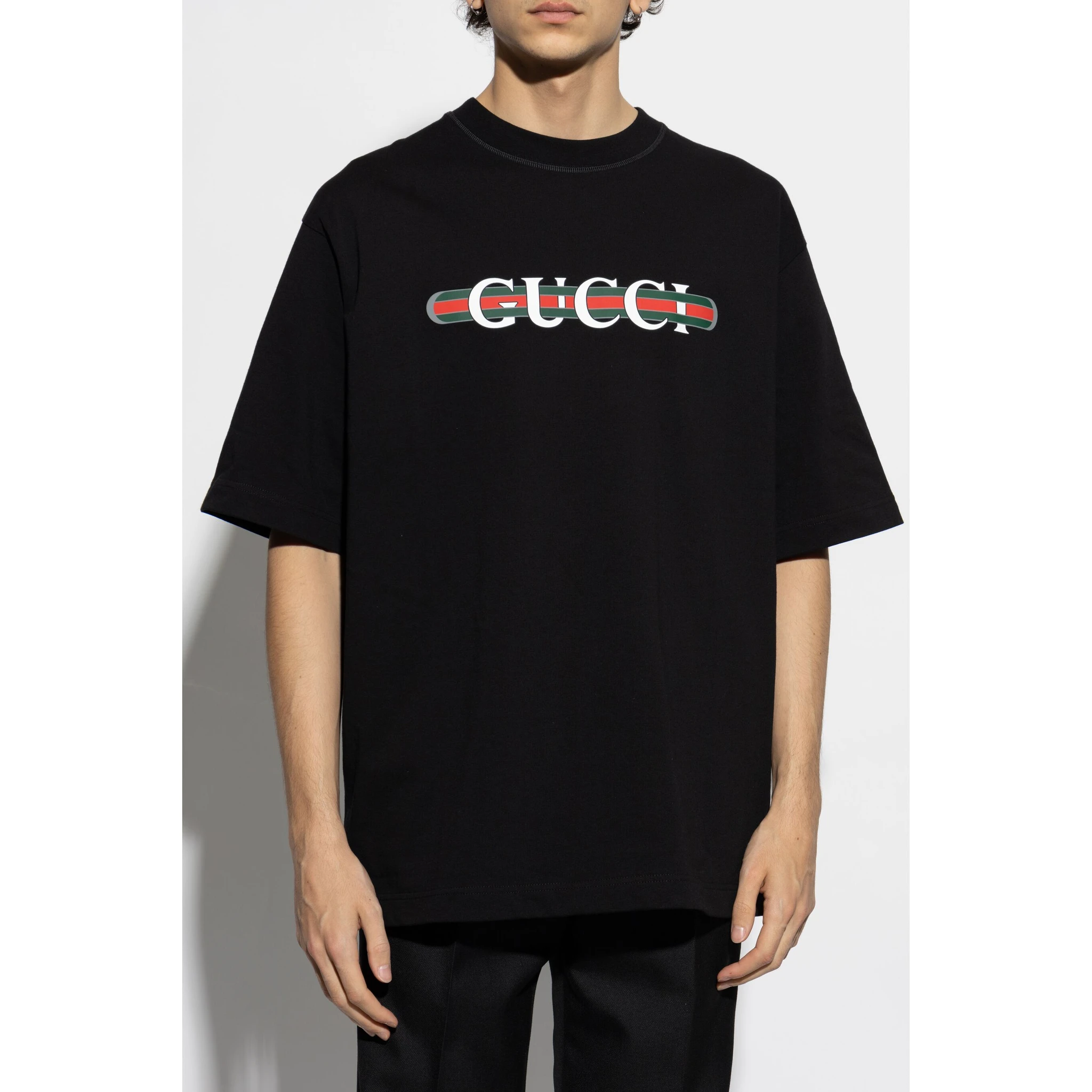 Gucci T-shirts and Polos Black