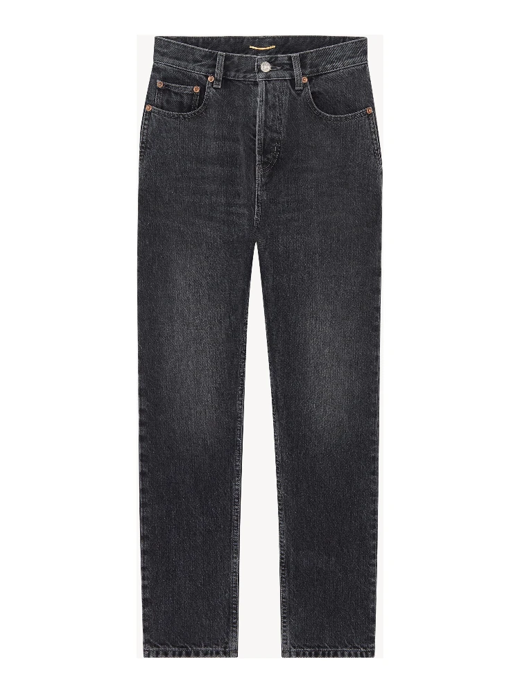 جينز سان لوران أسود