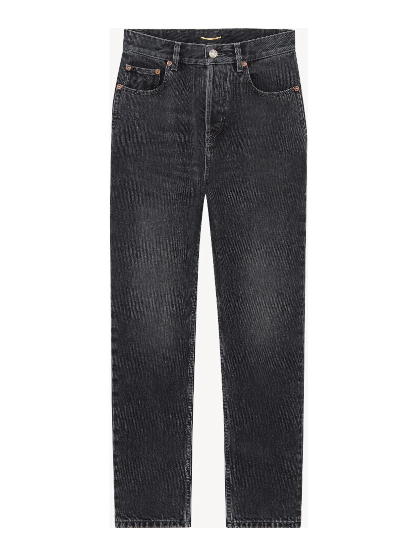 جينز سان لوران أسود