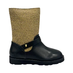 Beige Leather Women Boot