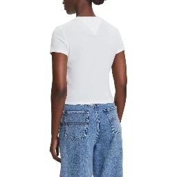 Cream Recycled Cotton T-Shirt