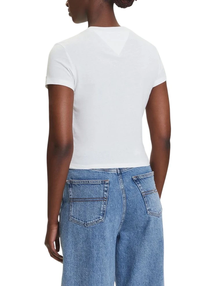 Cream Recycled Cotton T-Shirt alternative