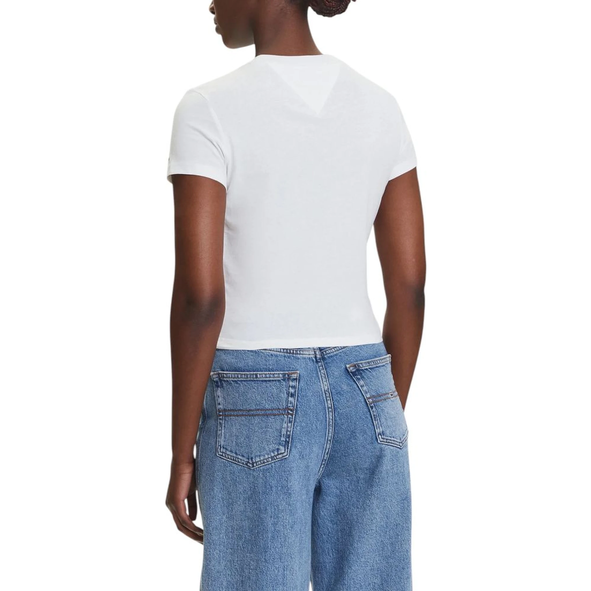 Cream Recycled Cotton T-Shirt