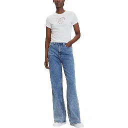 Cream Recycled Cotton T-Shirt