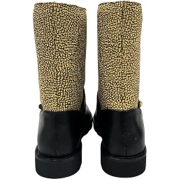 Beige Leather Women Boot