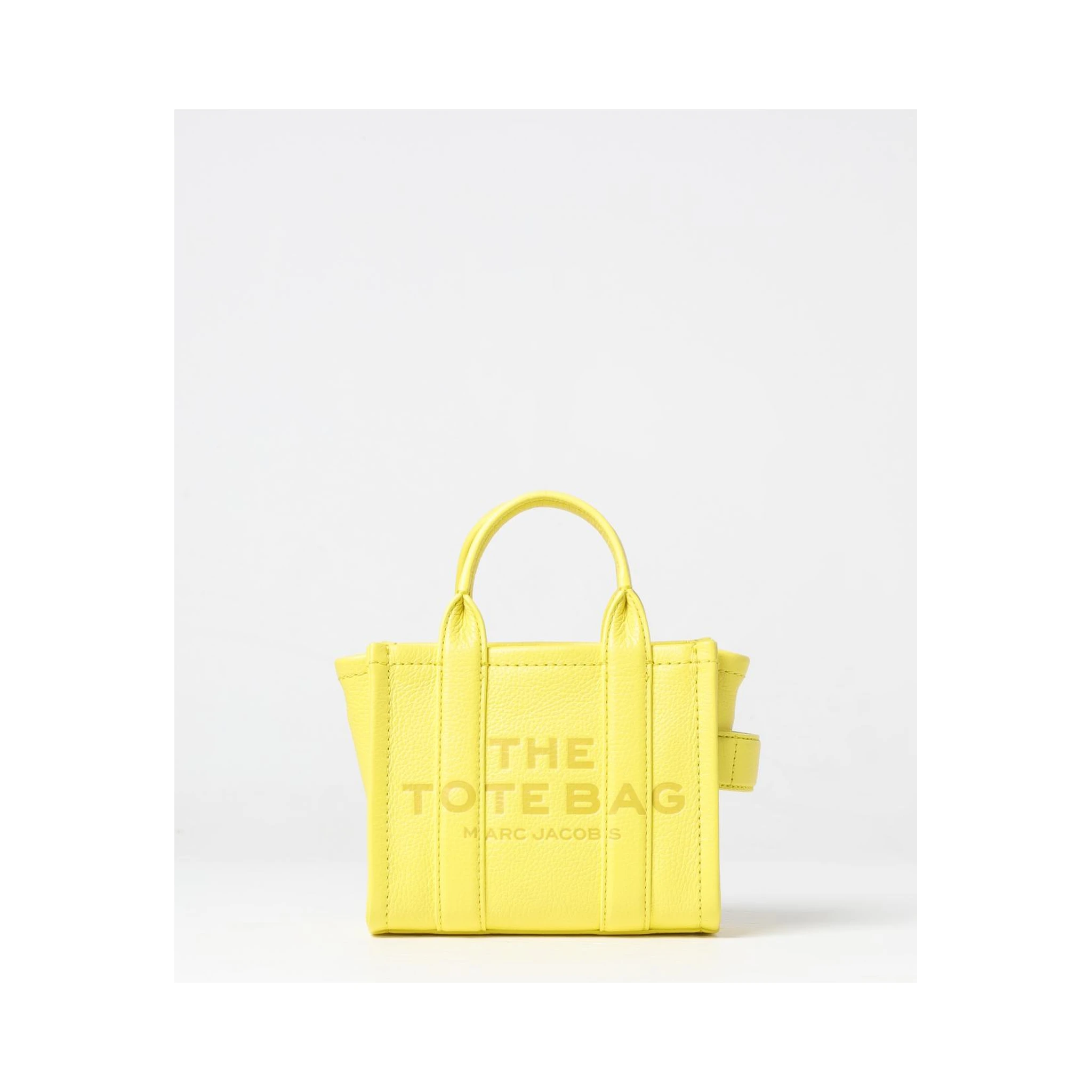 Bicolor Leather Tote Bag