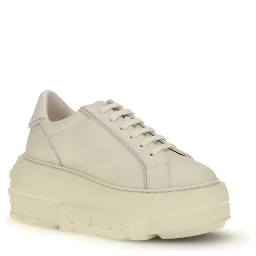 White Rubber Chunky Sneakers