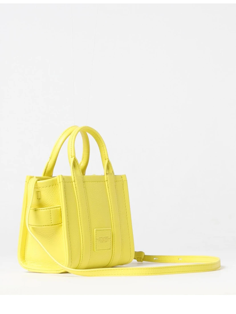 Bicolor Leather Tote Bag