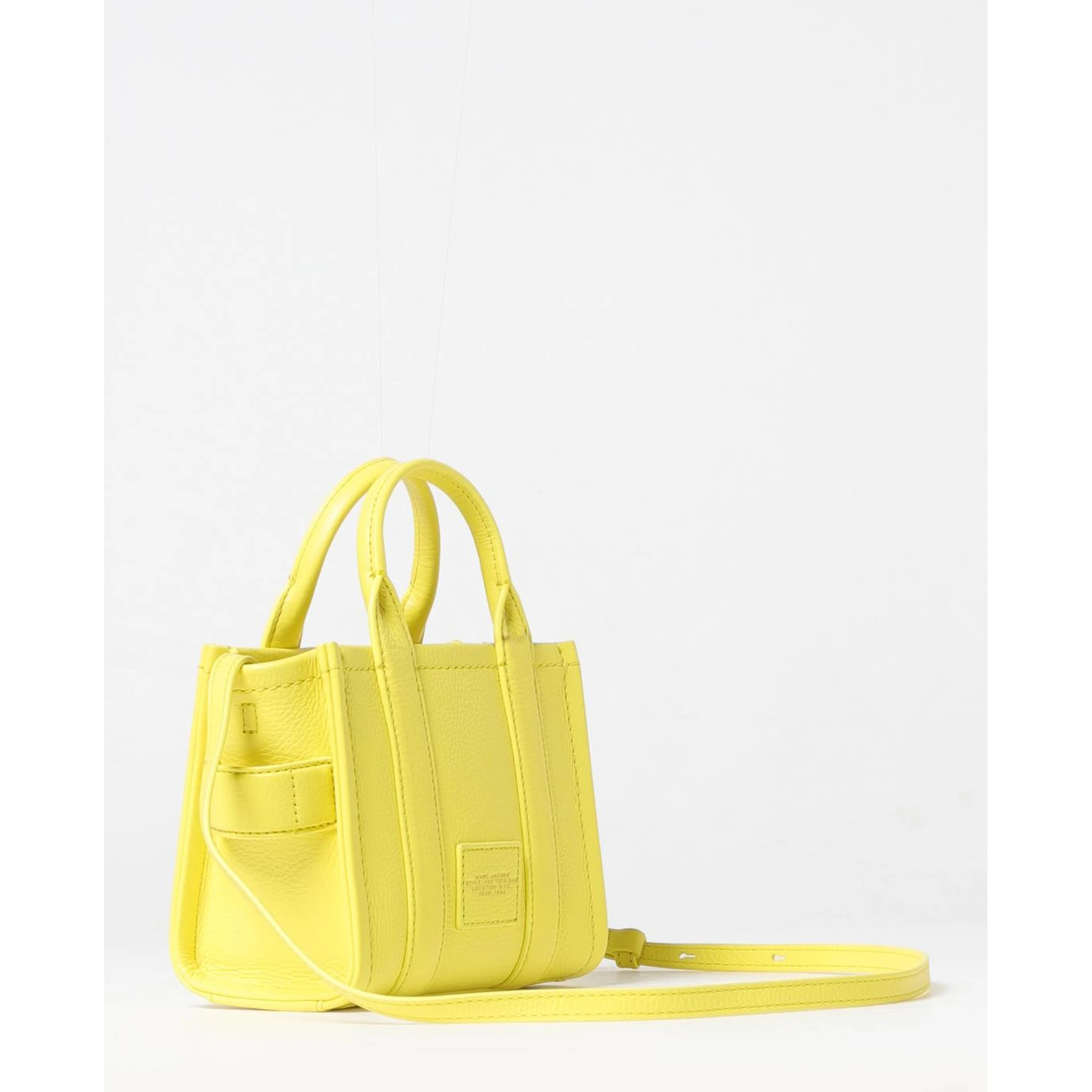 Bicolor Leather Tote Bag