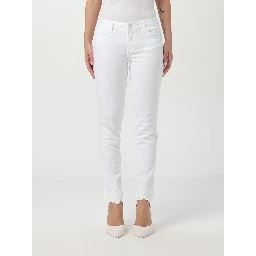 White Cotton Skinny Jeans