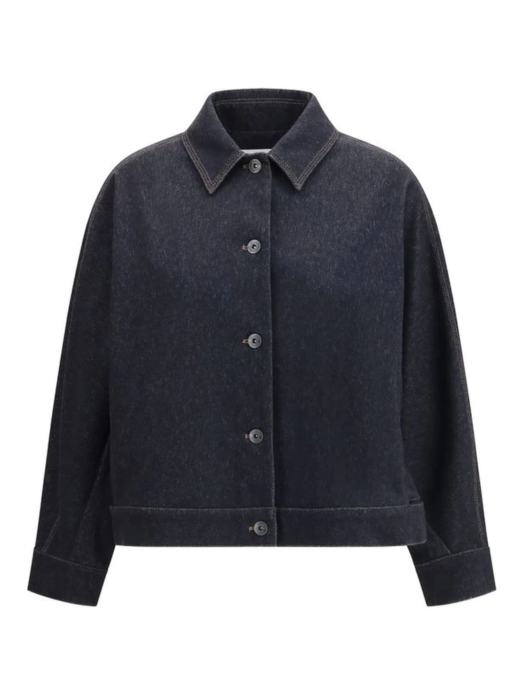 Blue Cotton Denim Jacket