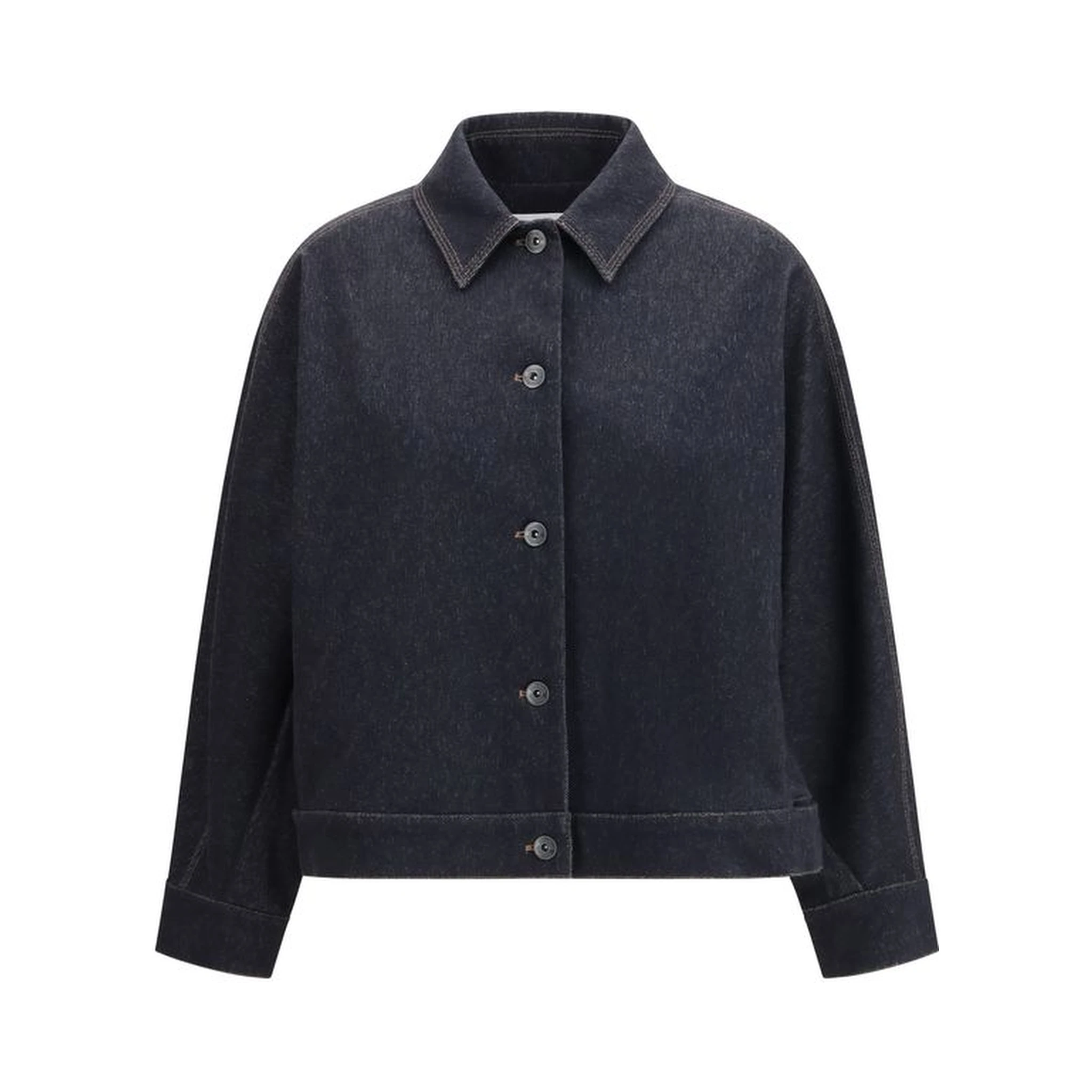 Blue Cotton Denim Jacket