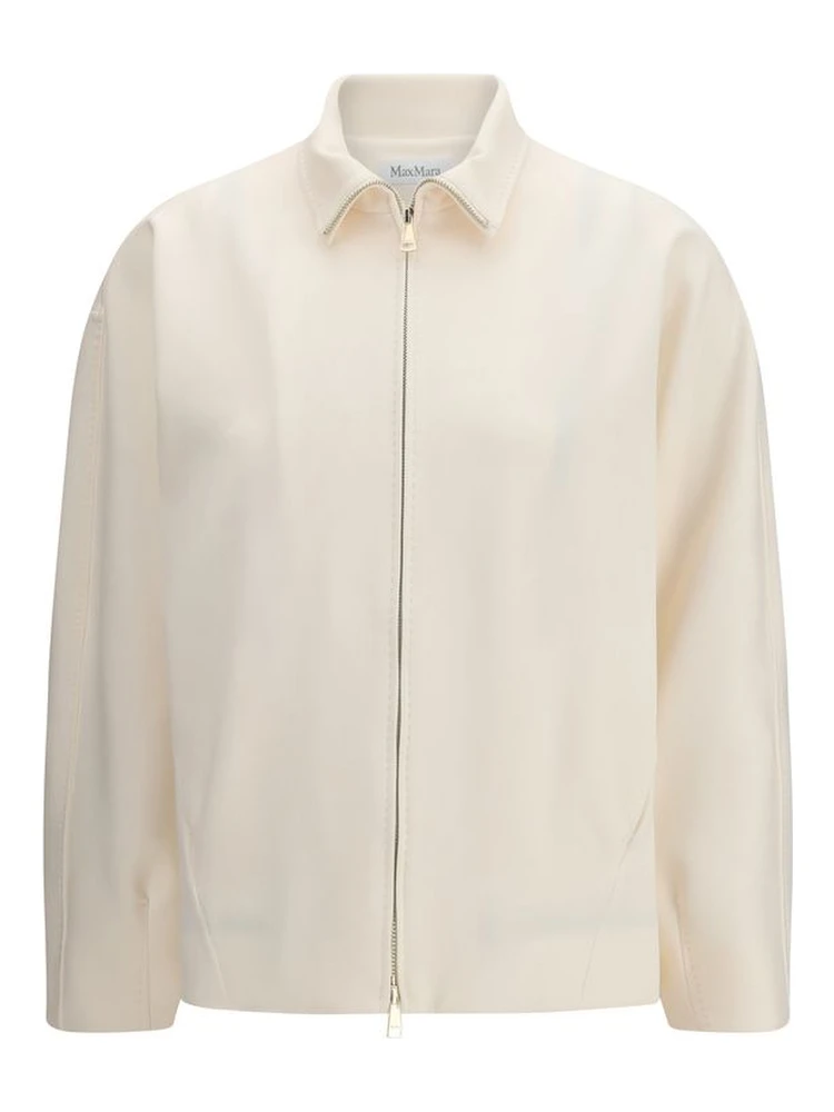 Beige Polyamide Shell Jacket
