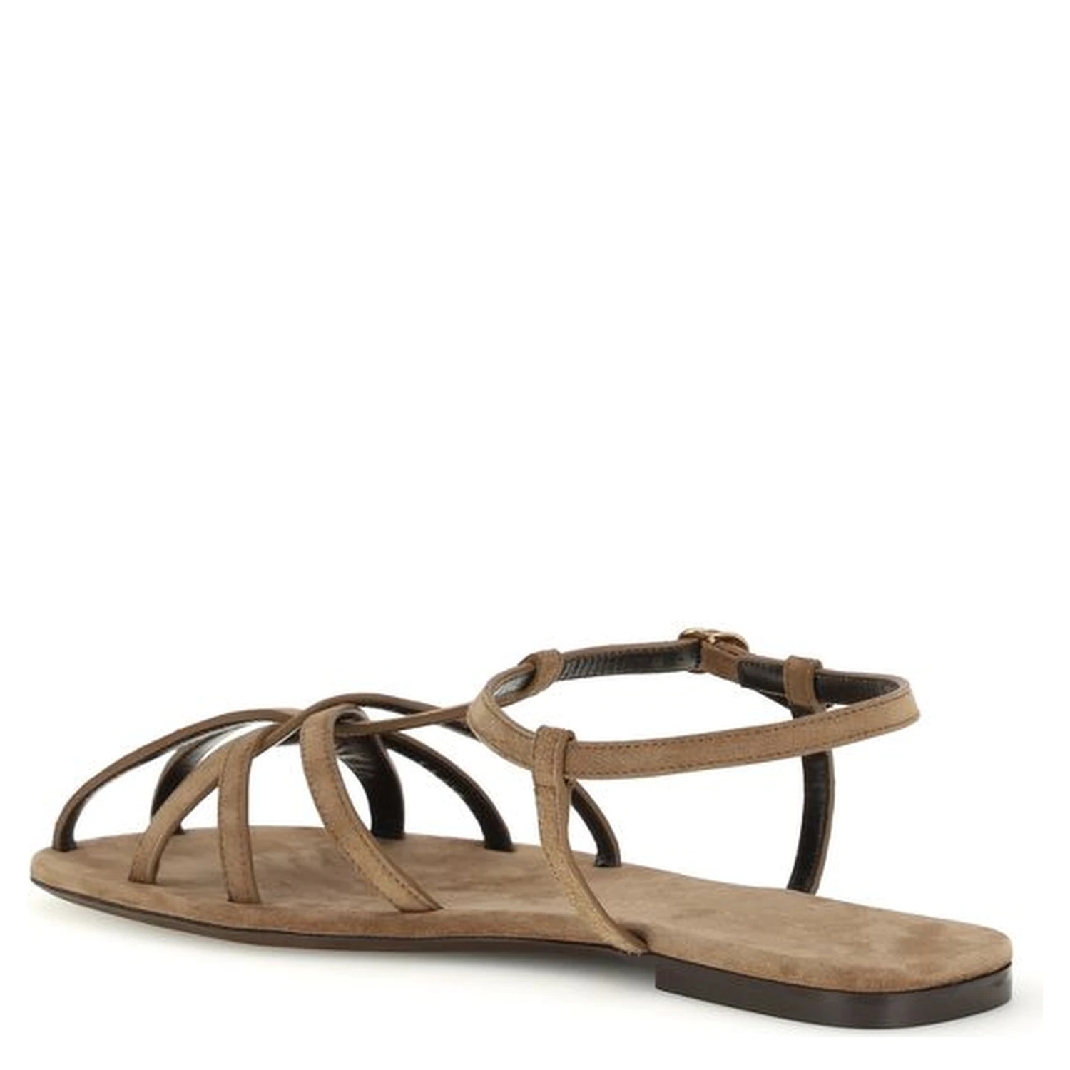 Brown Calf Leather Bos Taurus Sandals