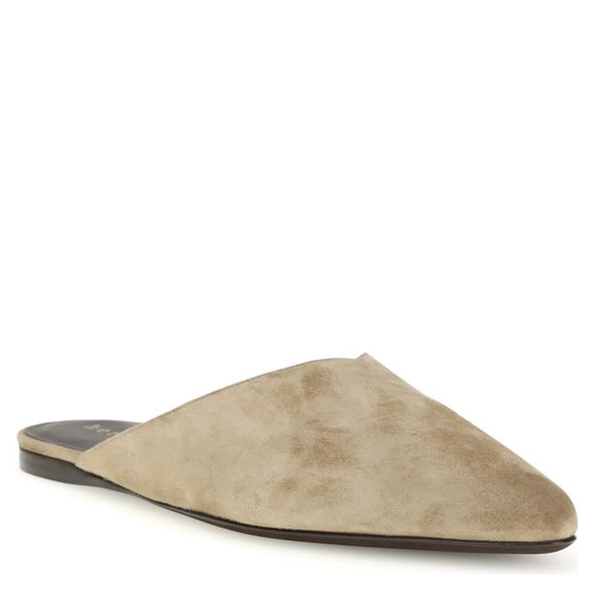 Beige Calf Leather Bos Taurus Mules