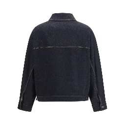 Blue Cotton Denim Jacket