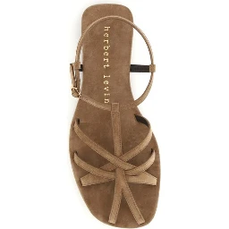 Brown Calf Leather Bos Taurus Sandals