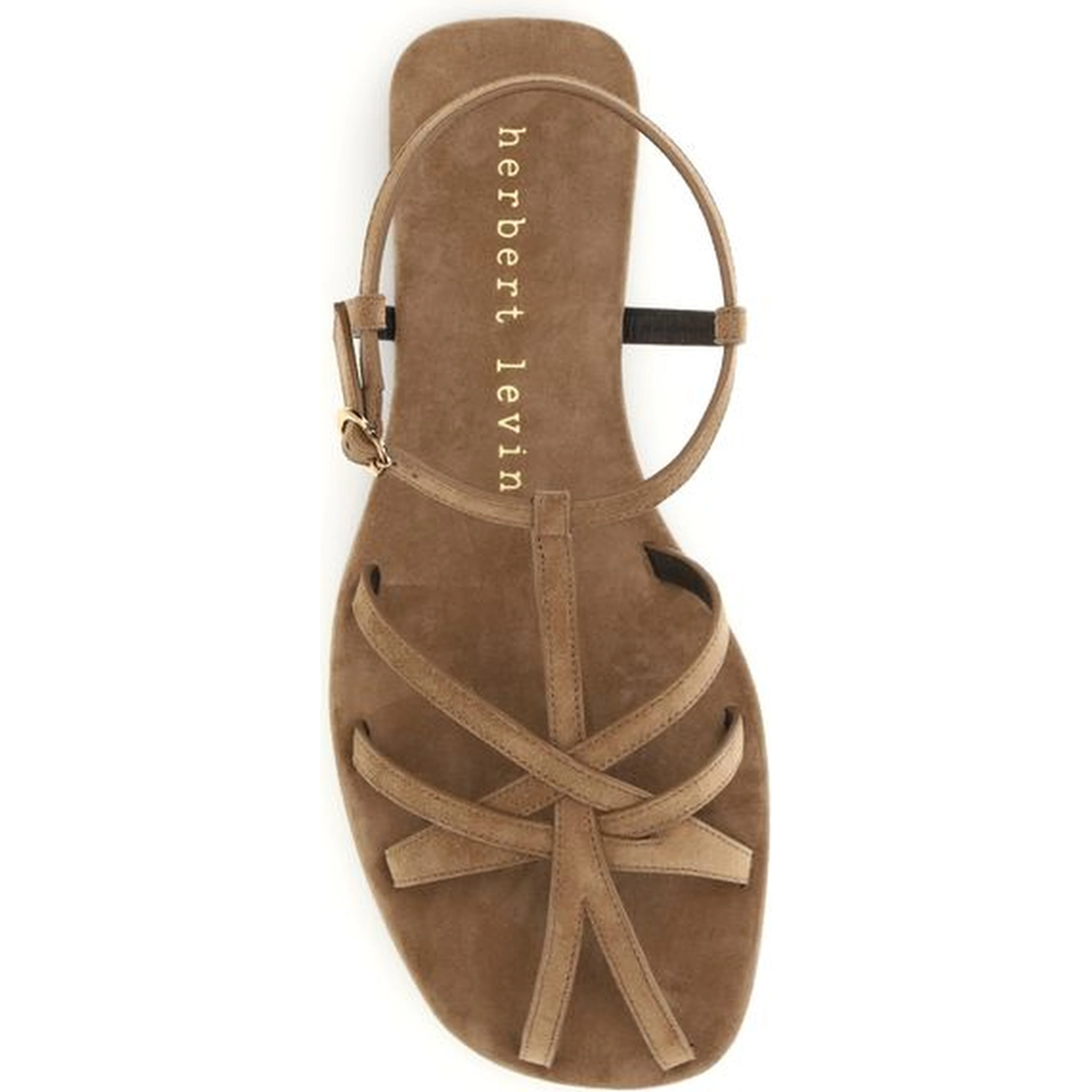 Brown Calf Leather Bos Taurus Sandals