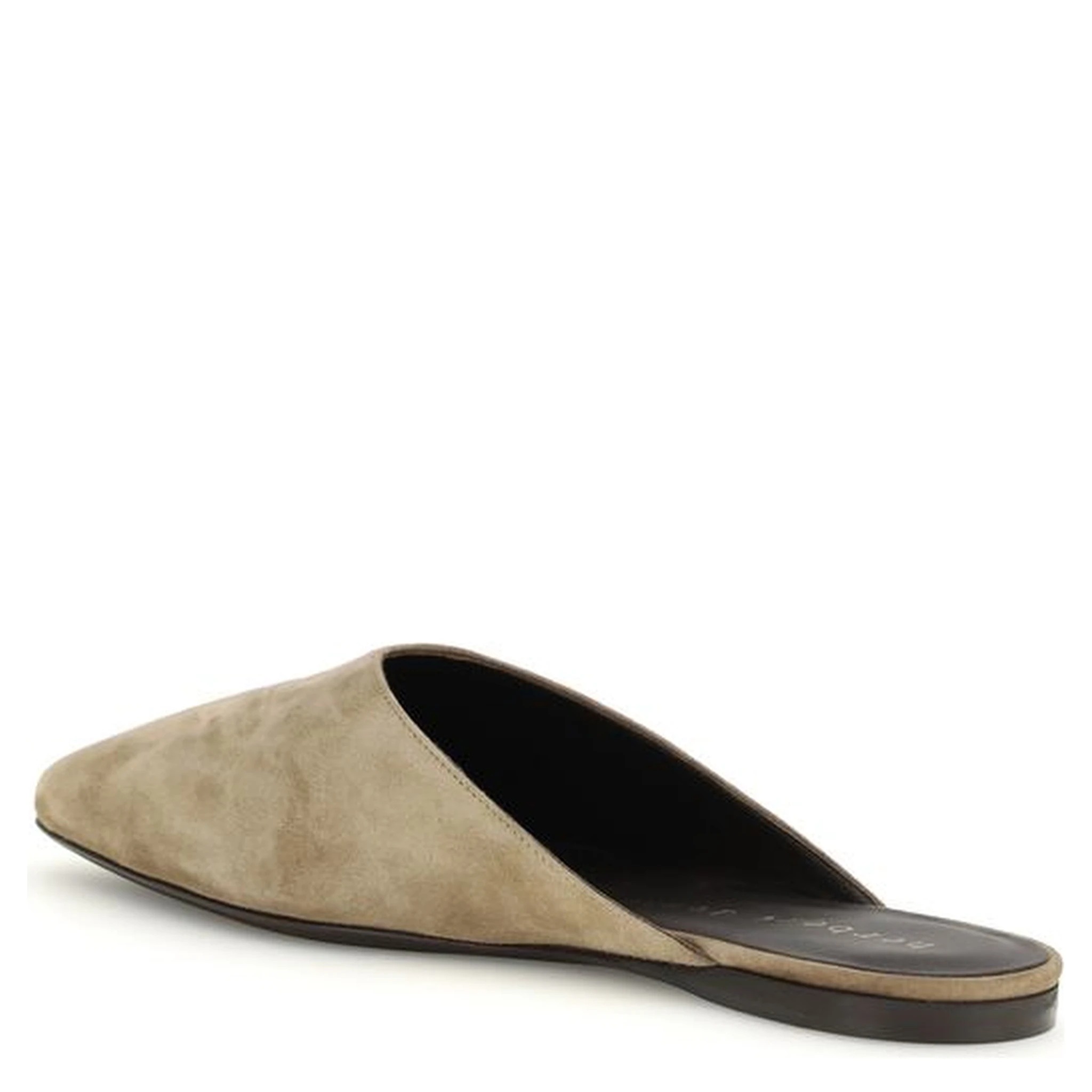 Beige Calf Leather Bos Taurus Mules