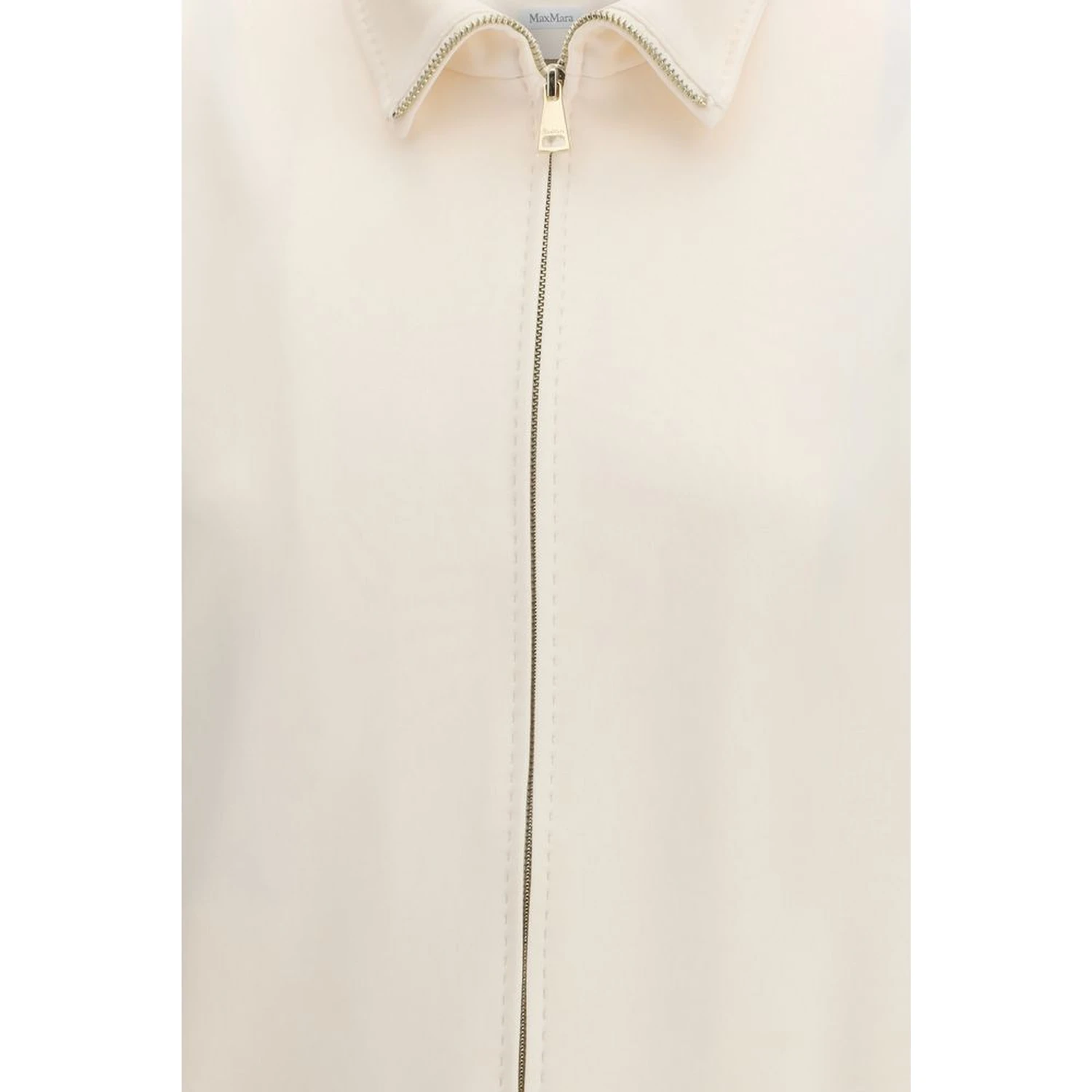 Beige Polyamide Shell Jacket