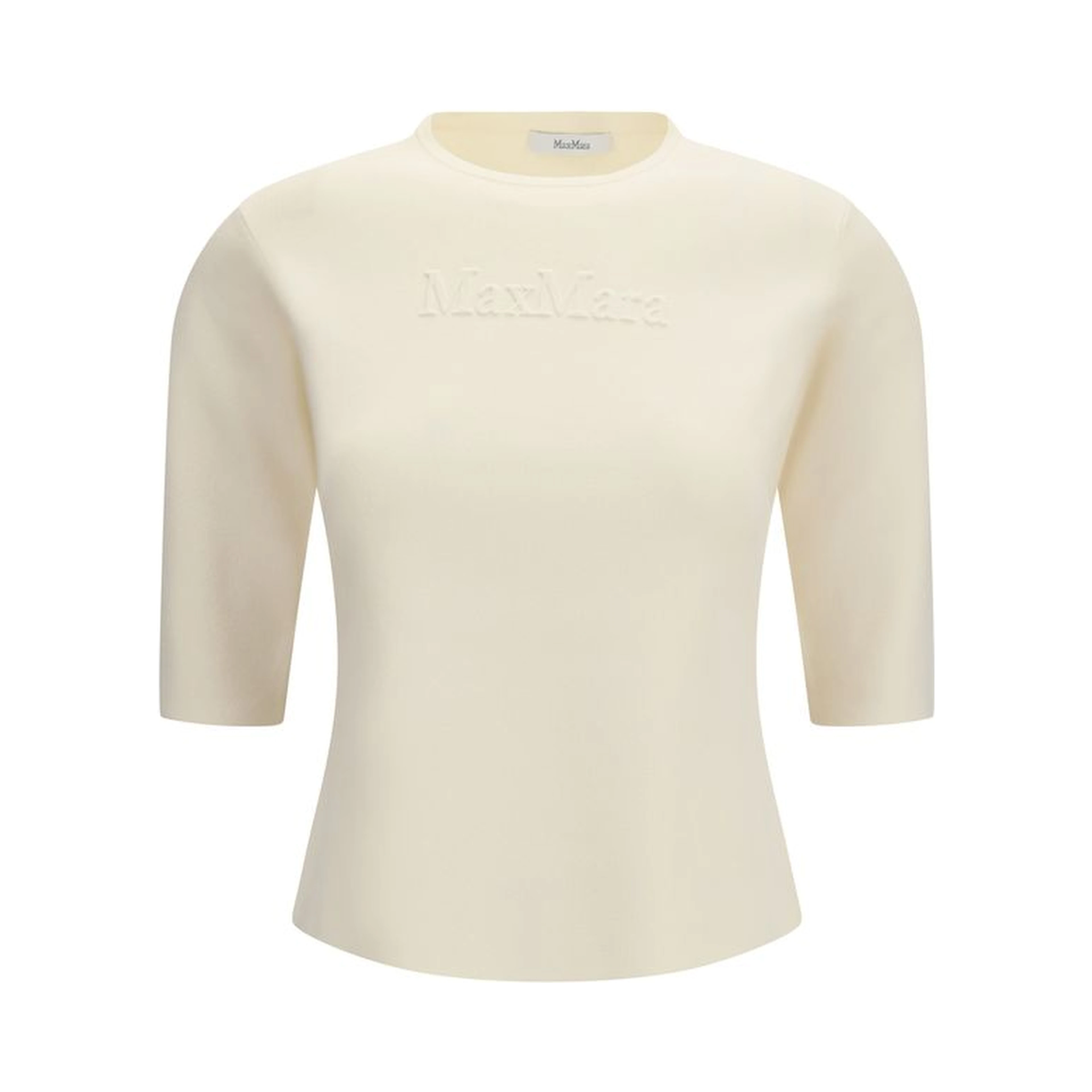Beige Viscose T-Shirt