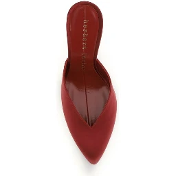 Multicolor Silk Mules