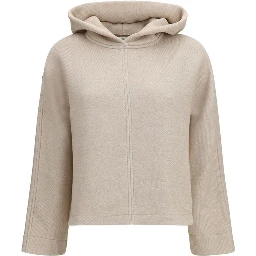 Beige Cotton Sweatshirt
