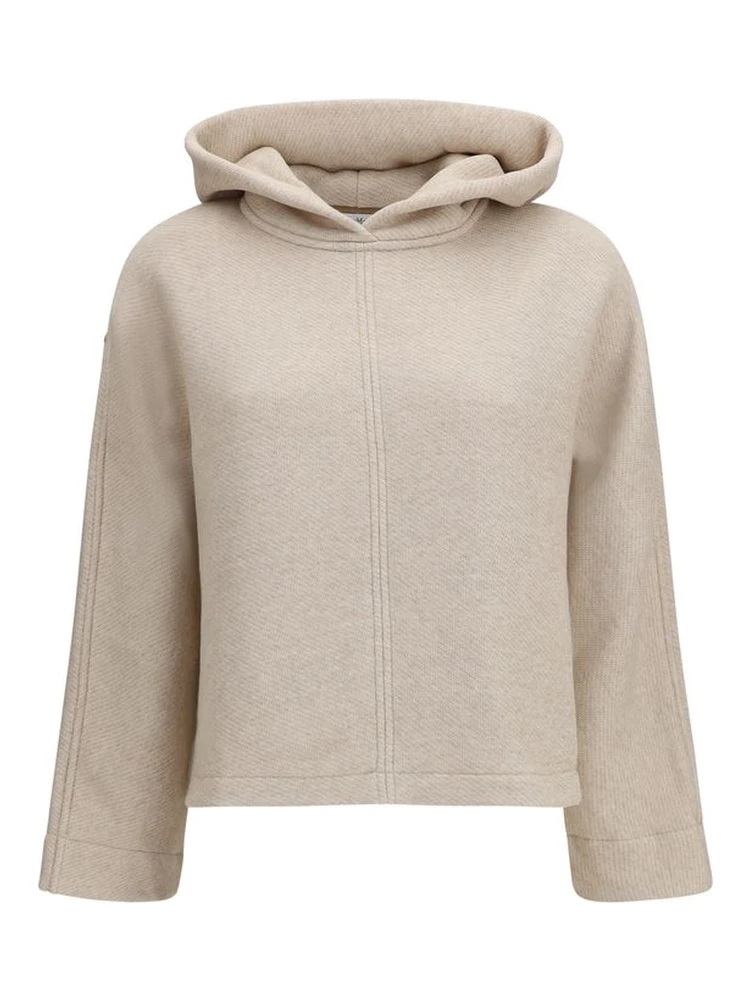 Beige Cotton Sweatshirt