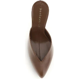 Brown Calf Leather Bos Taurus Mules