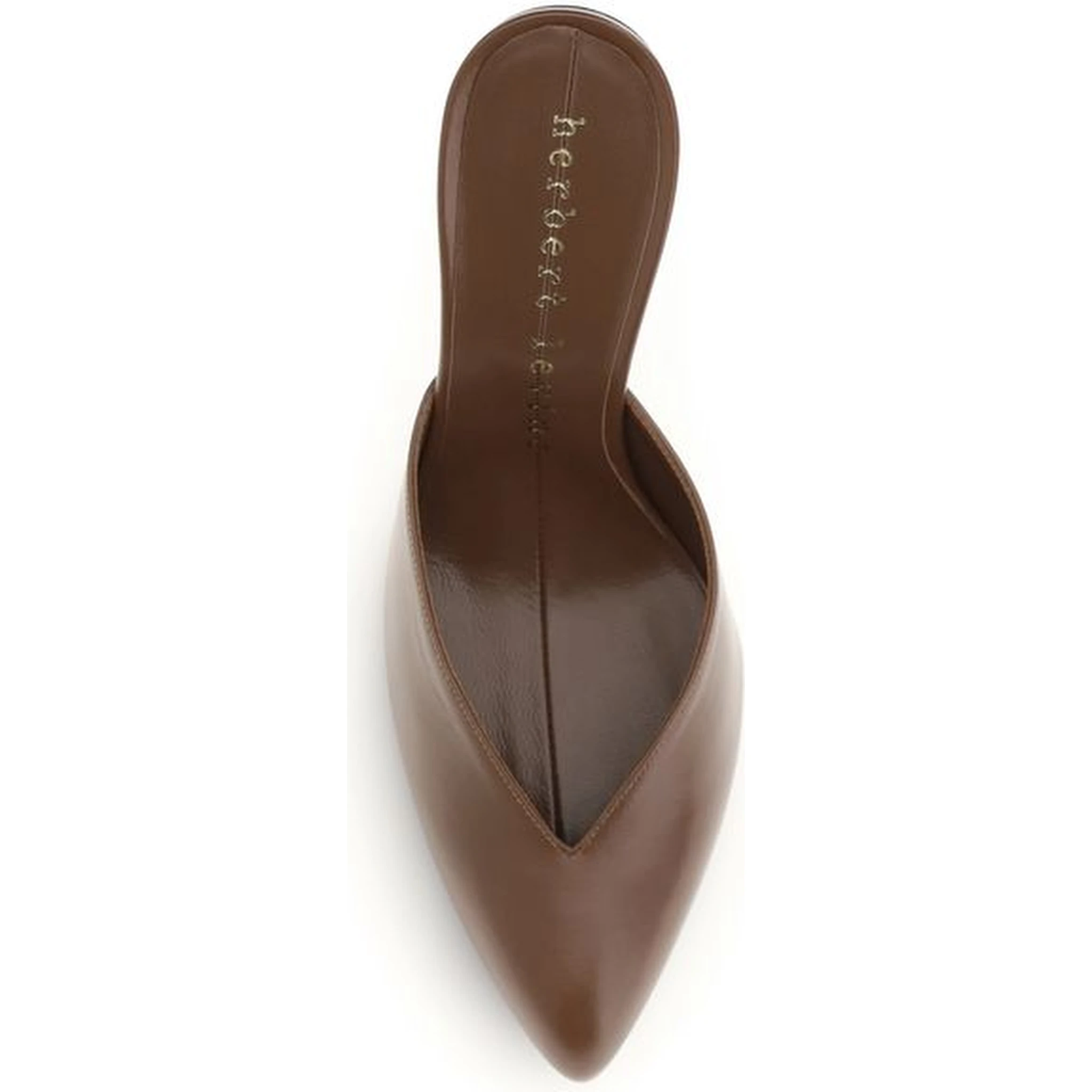 Brown Calf Leather Bos Taurus Mules