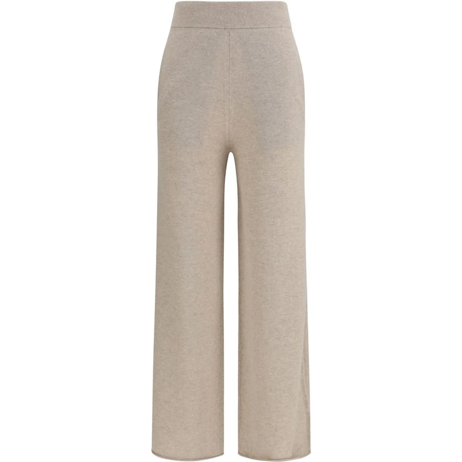 Beige Cashmere Casual Pants