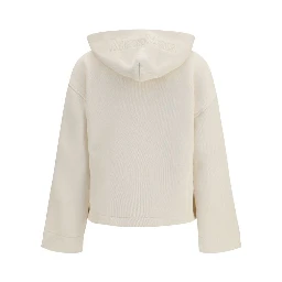 Beige Cotton Sweatshirt