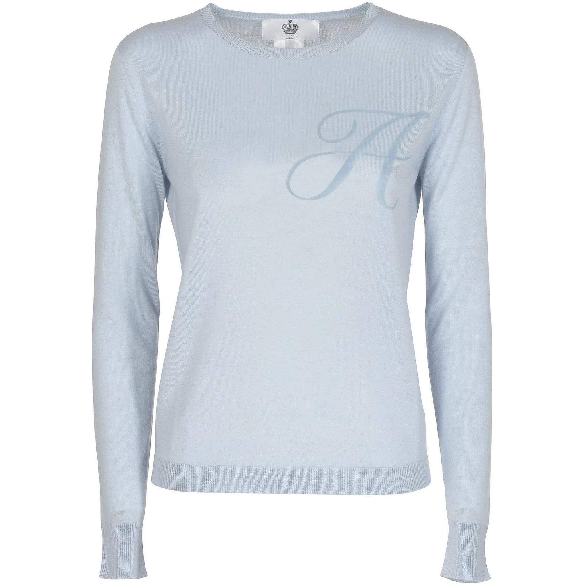 Blue Cashmere Sweatshirt