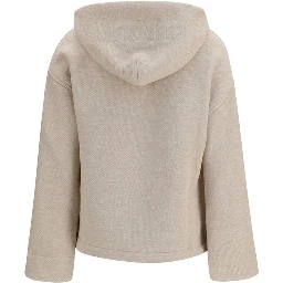 Beige Cotton Sweatshirt