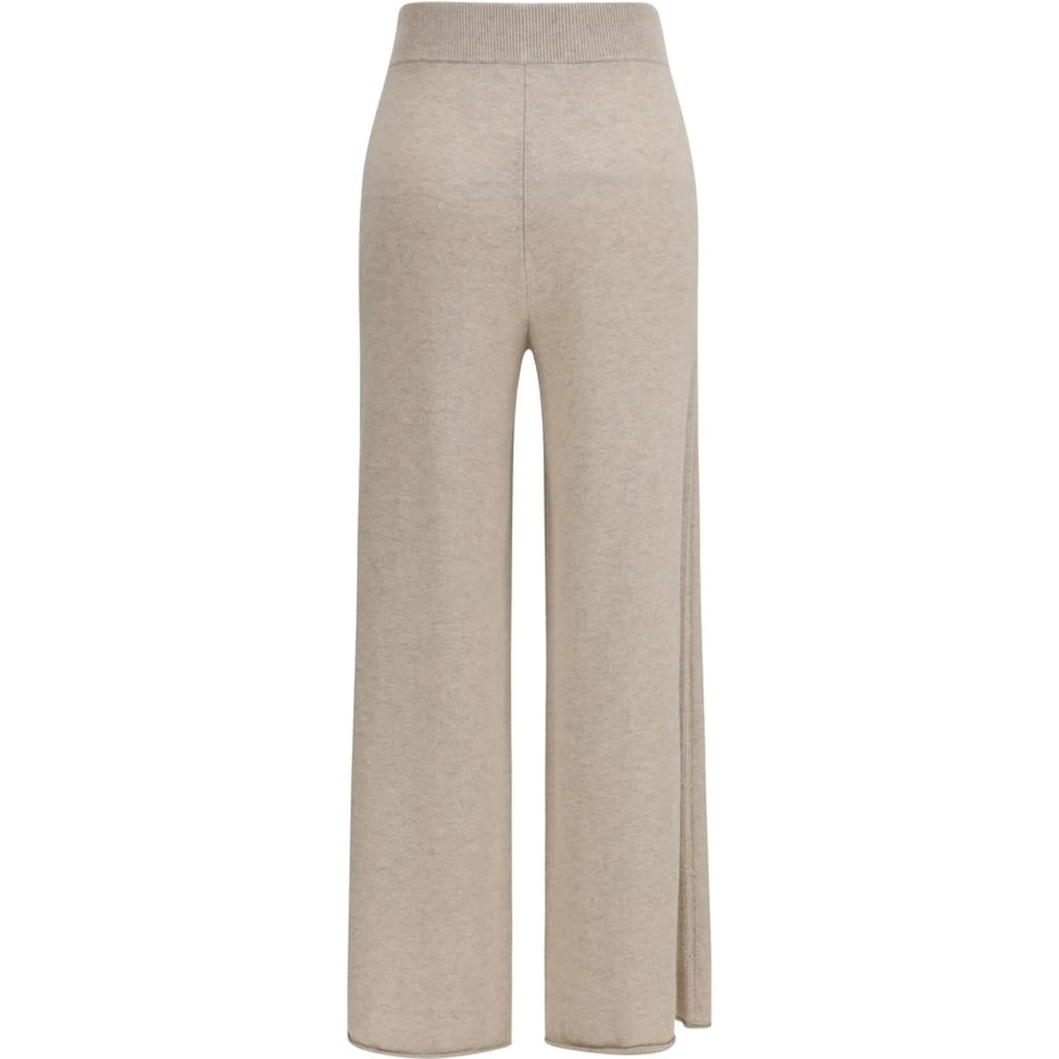 Beige Cashmere Casual Pants