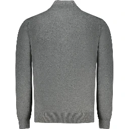 Grigio Polyamide Men Cardigan