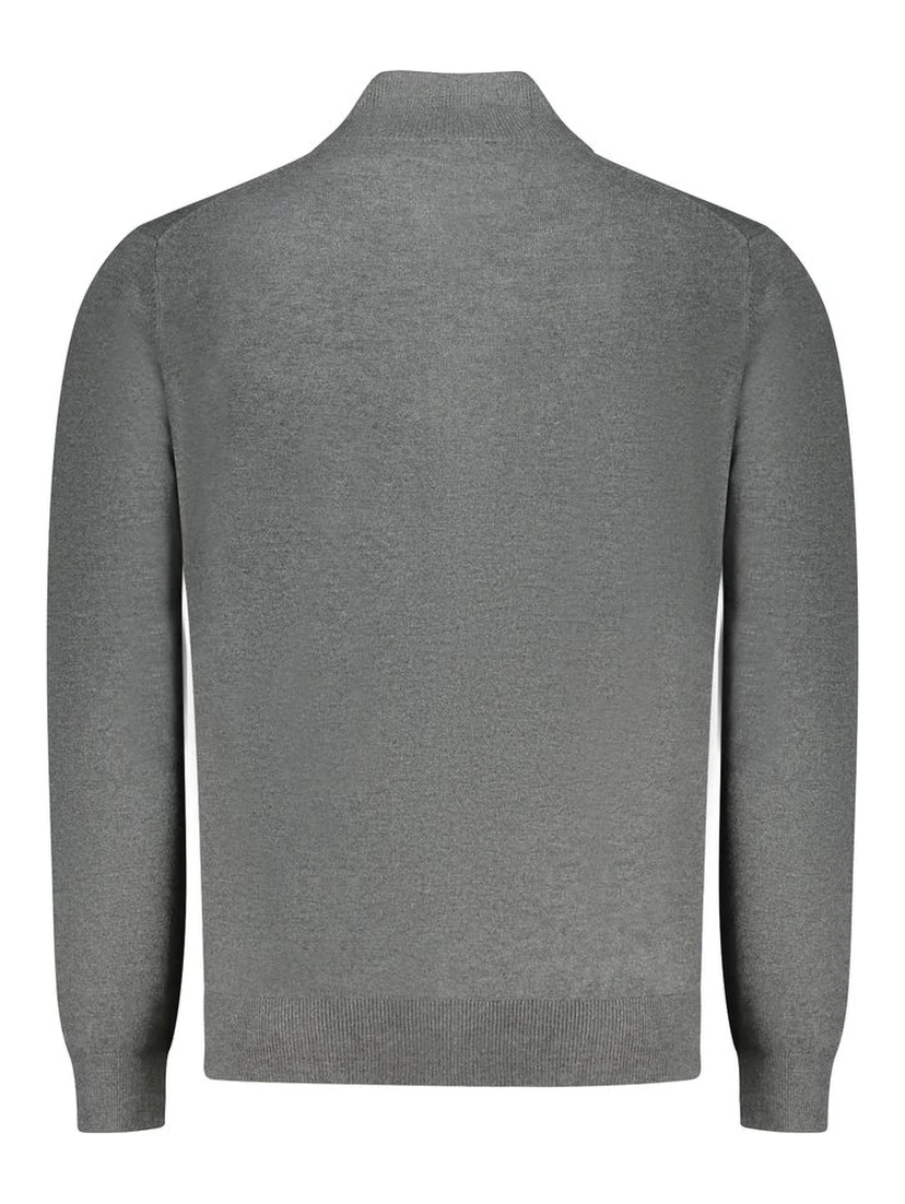 Grigio Polyamide Men Cardigan