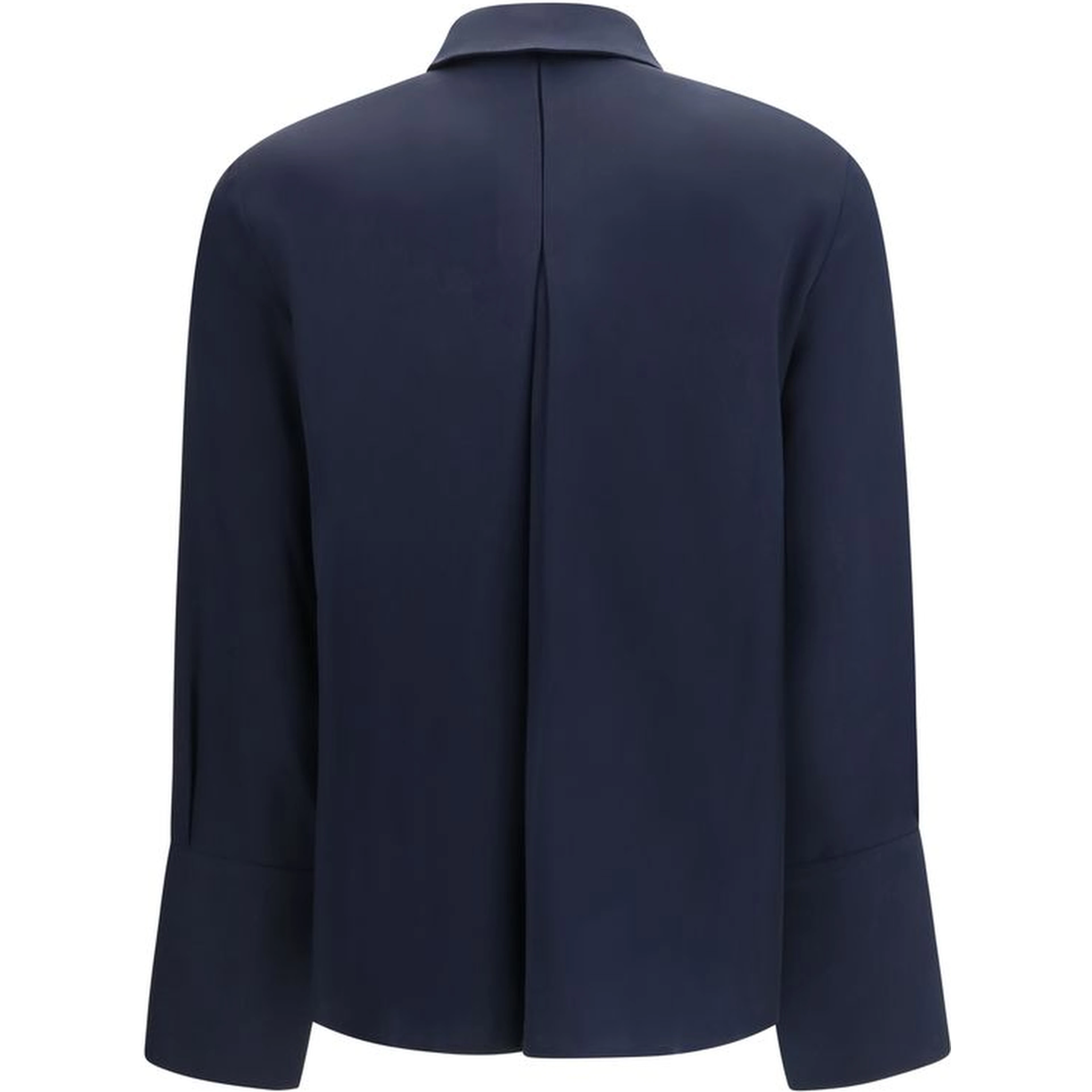 Blue Silk Shirt