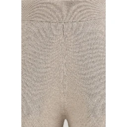 Beige Cashmere Casual Pants