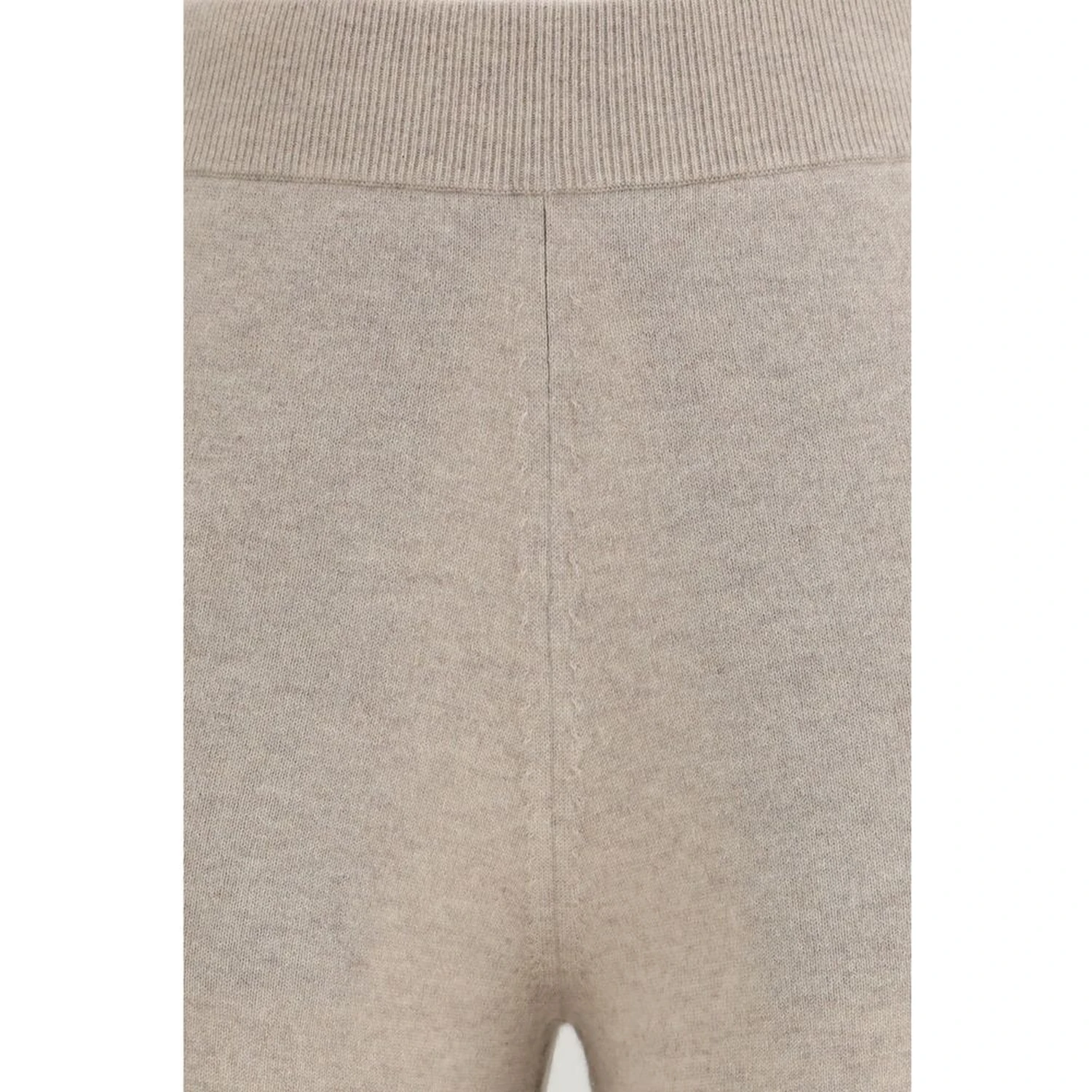 Beige Cashmere Casual Pants