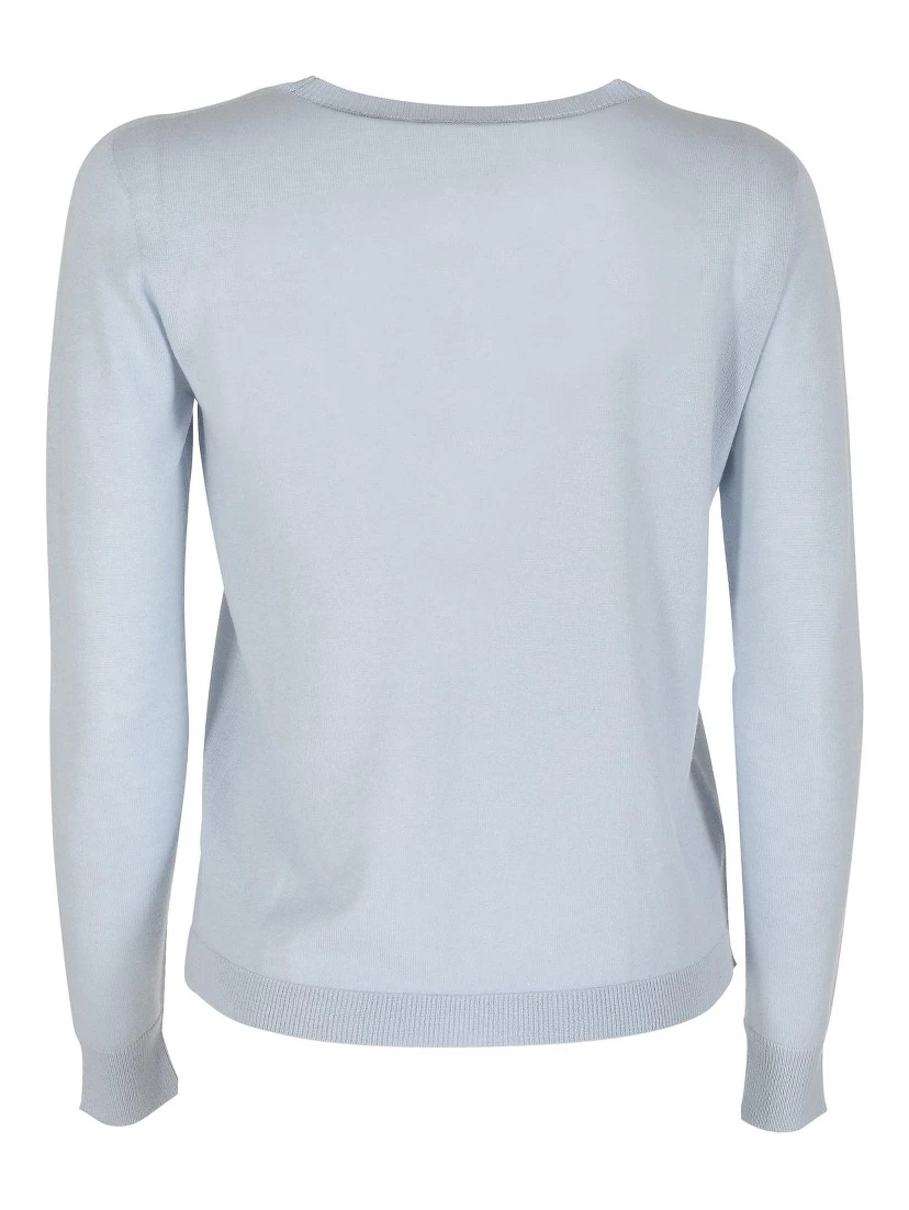 Blue Cashmere Sweatshirt