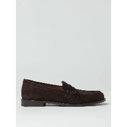 Brown Suede Leather Slip-On Loafers